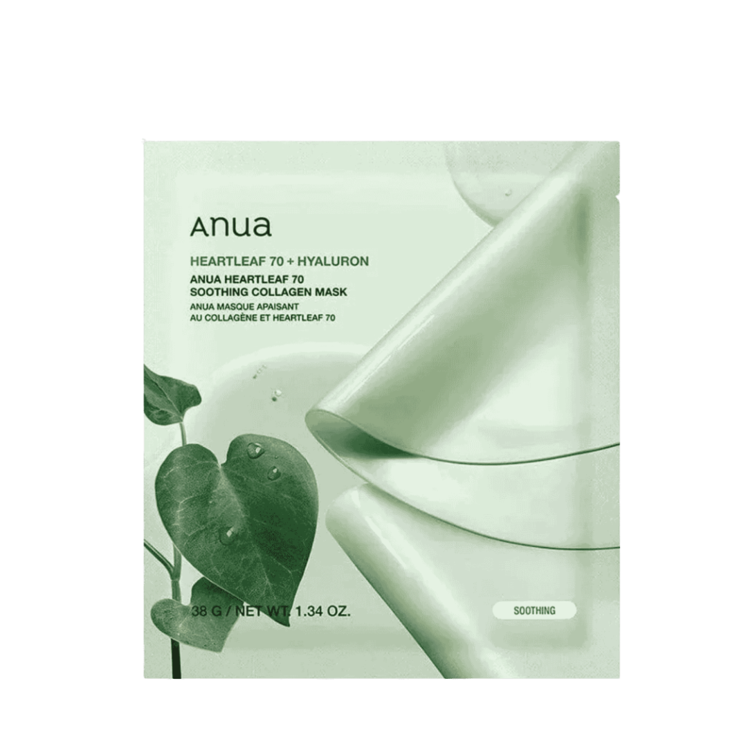 ANUA Heartleaf 70 Soothing Collagen Mask 1pcs