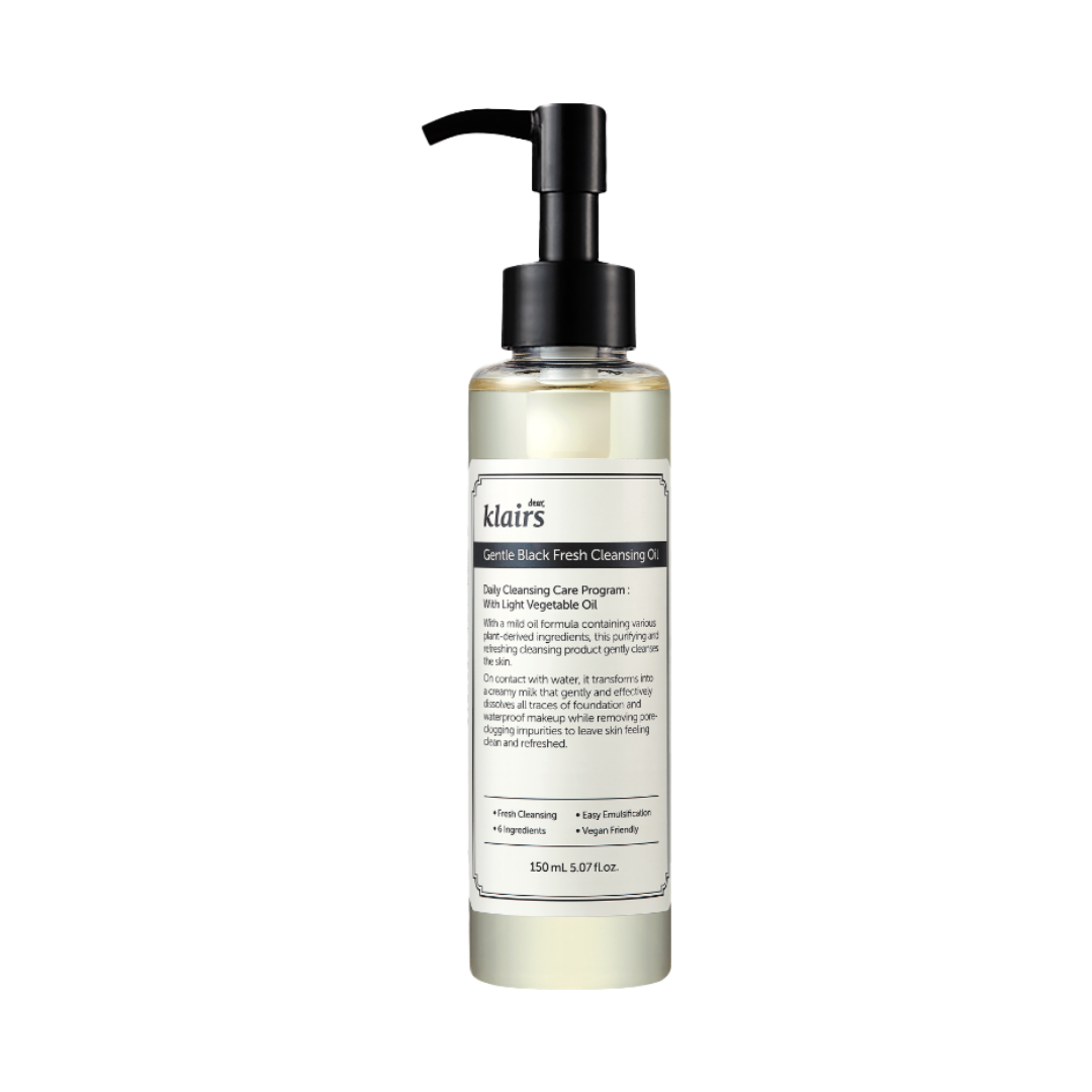 DEAR, KLAIRS Gentle Black Fresh Cleansing Oil 150ml