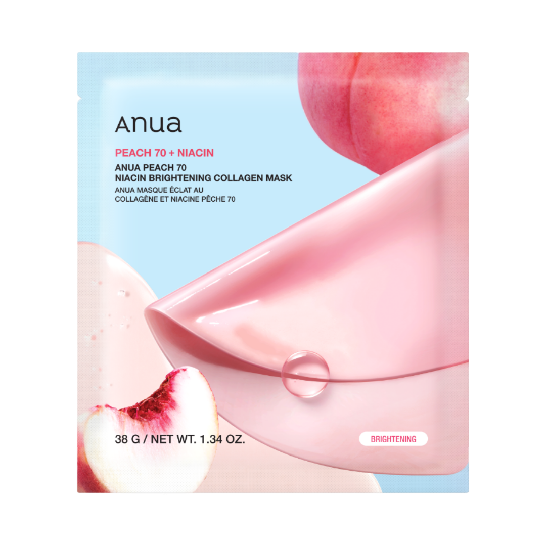 ANUA Peach 70 Niacin Brightening Collagen Mask  1pcs