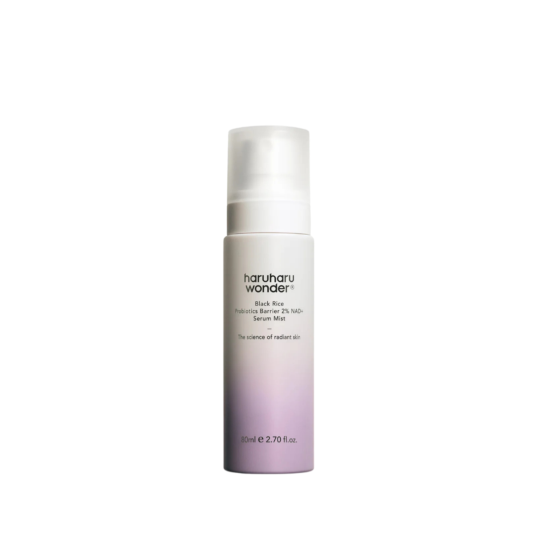 HARU HARU WONDER Black Rice Probiotics Barrier 2% NAD+ Serum Mist 80ml