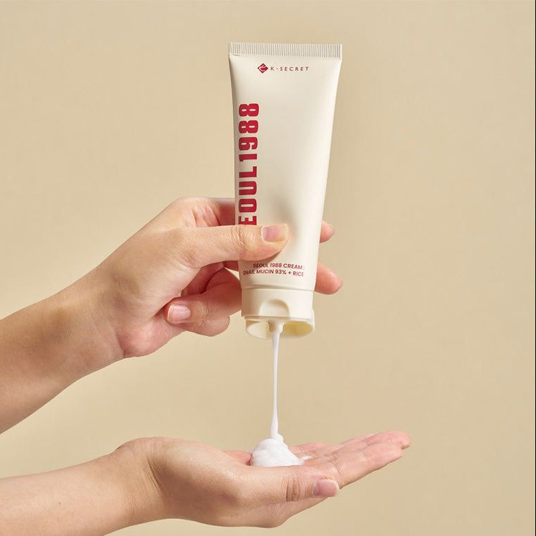 KSecret Seoul 1988 Cream: Snail Mucin 93% + Rice 100ml