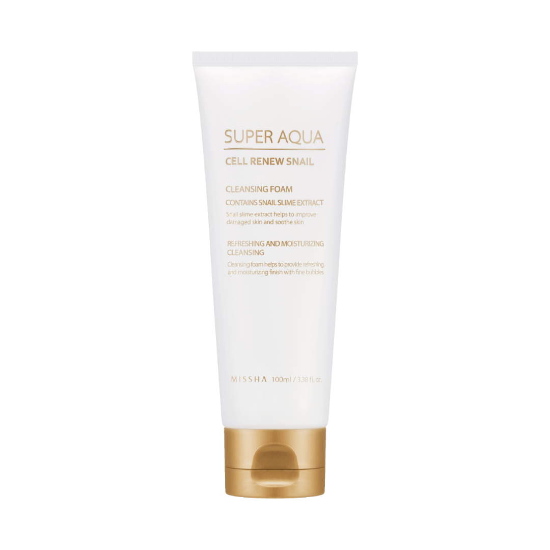 MISSHA Super Aqua Cell Renew Snail Cleansing Foam