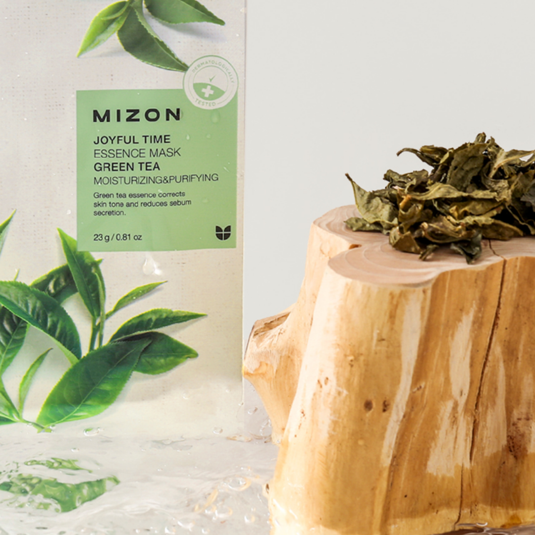 MIZON Joyful Time Essence Mask – Green Tea