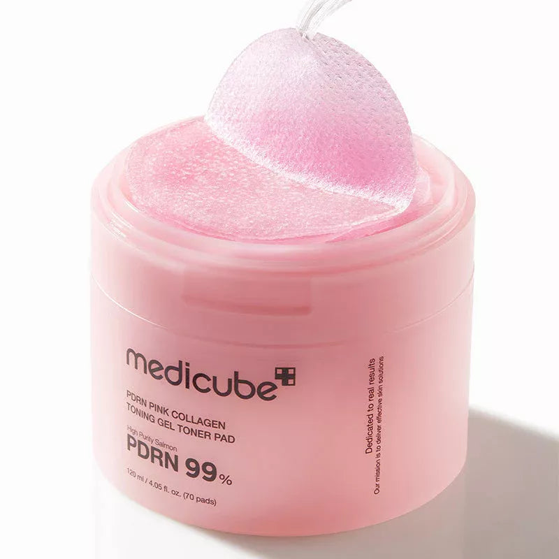 Medicube PDRN Pink Collagen Toning Gel Toner Pad 70pads