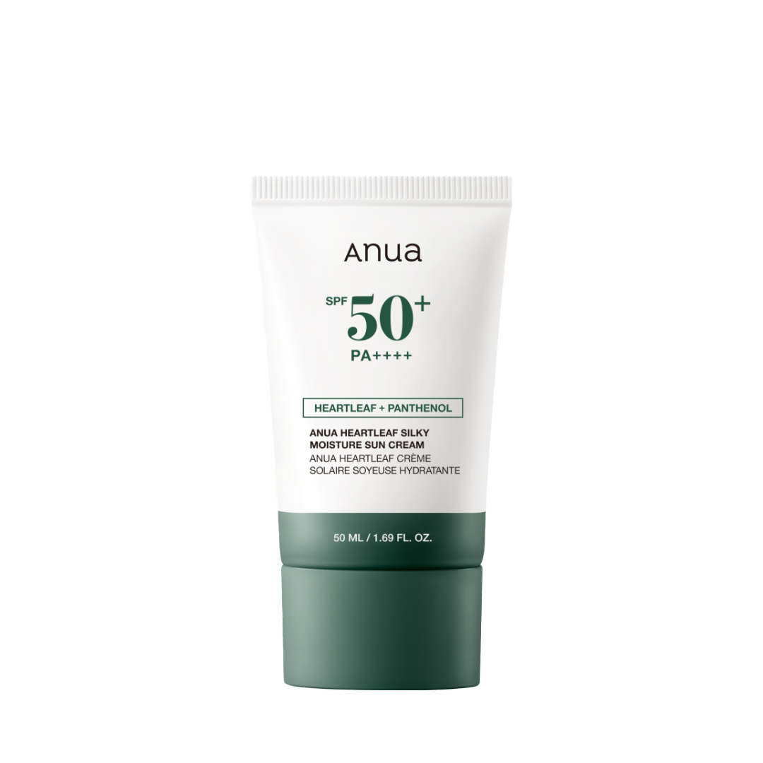 ANUA Heartleaf Silky Moisture Sunscreen SPF50+ PA++++ 50ml