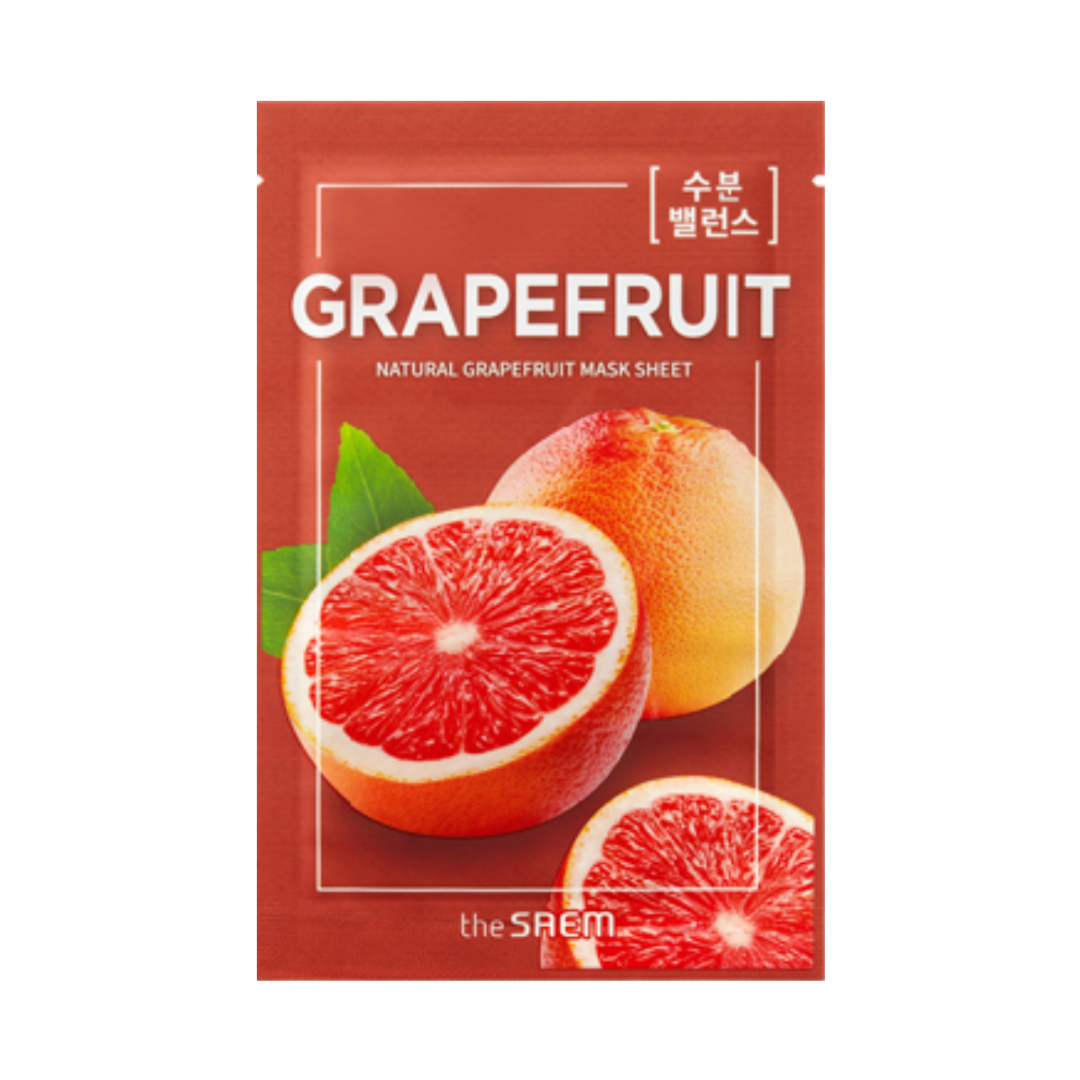 THE SAEM Natural Grapefruit Mask Sheet
