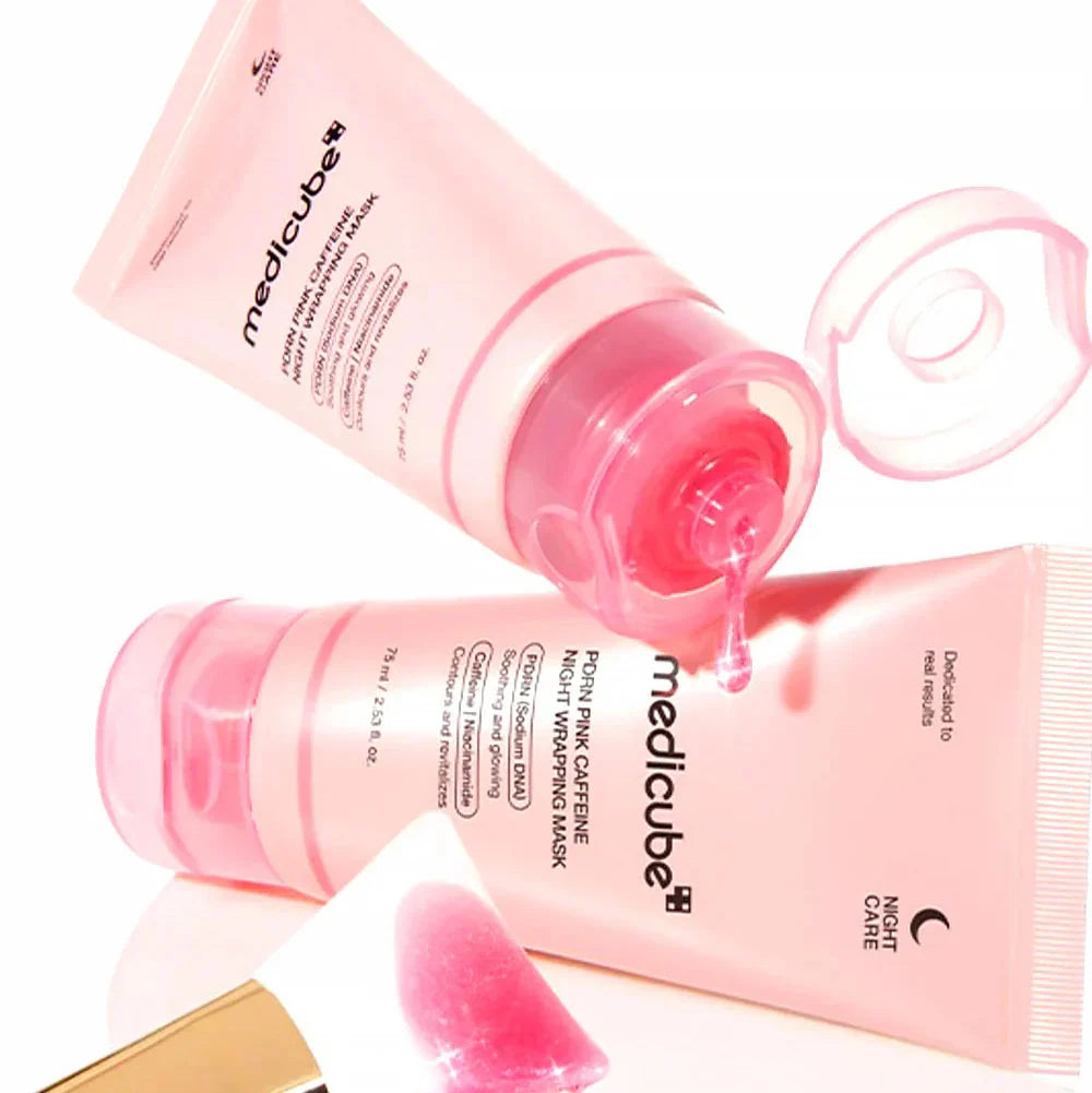 Medicube PDRN Pink Caffeine Night Wrapping Mask