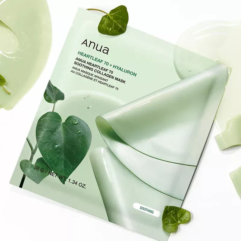 ANUA Heartleaf 70 Soothing Collagen Mask 1pcs